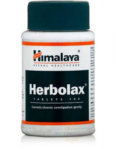Херболакс (Растительное слабительное), Herbolax Himalaya, 100 таб.