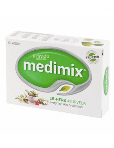 Аюрведическое мыло Medimix 18 лечебных трав, 75 г
