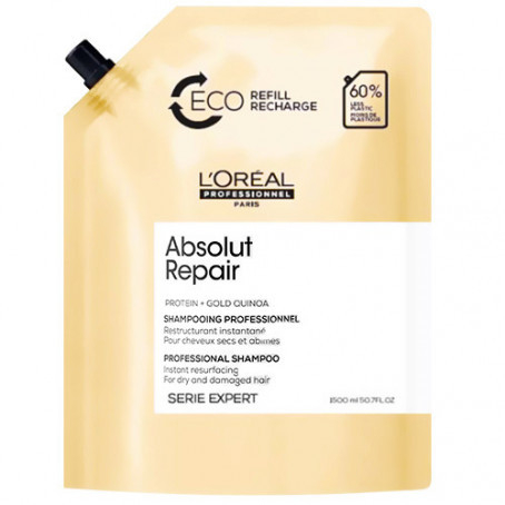  Lreal Professionnel Serie Expert Absolut Repair Шампунь для восстановления поврежденных волос, рефил, 1500 мл