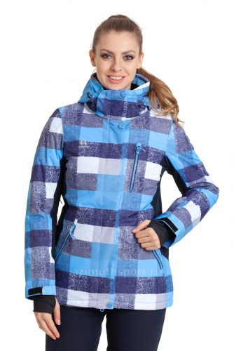 Женская куртка Azimuth B 8997_60 Голубой