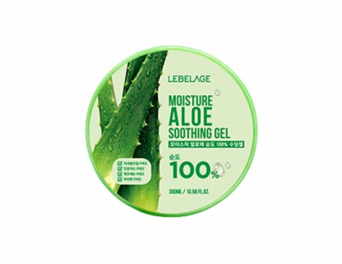 Увлажняющий успокаивающий гель с экстрактом алоэ Moisture Aloe Purity 100% Soothing Gel 300мл