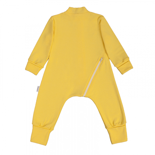 Комбинезон-пижама на молнии легкий Желтый 