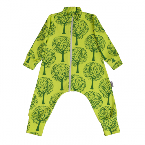 Комбинезон-пижама на молнии легкий Деревья
