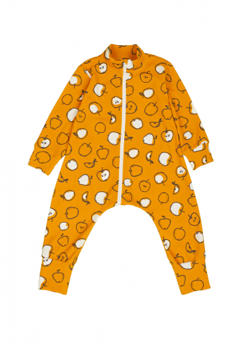 Комбинезон-пижама на молнии легкий Яблоки 