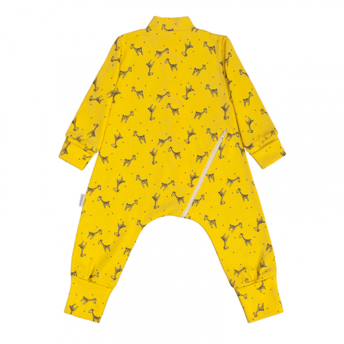 Комбинезон-пижама на молнии легкий Жирафы 