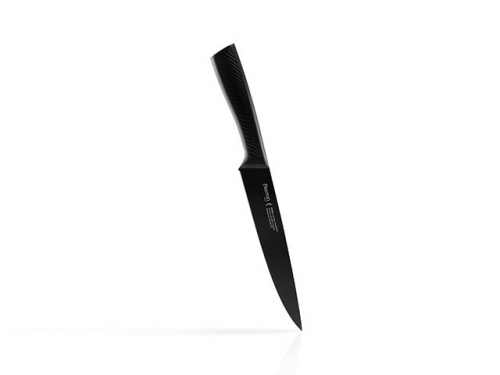 2479 FISSMAN Нож SHINAI Гастрономический 20см с покрытием Graphite (3Cr14 сталь)