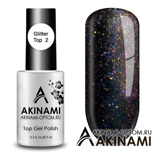 Топ для гель-лака Akinami Glitter Top 2