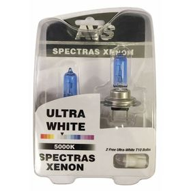 Лампа галогенная AVS SPECTRAS Xenon 5000K H7 12V 65/75W, компл. 2+2 (T-10)