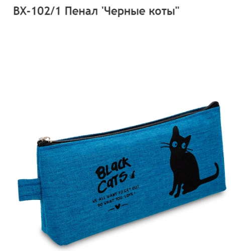 BX-102/1 Пенал 'Черные коты