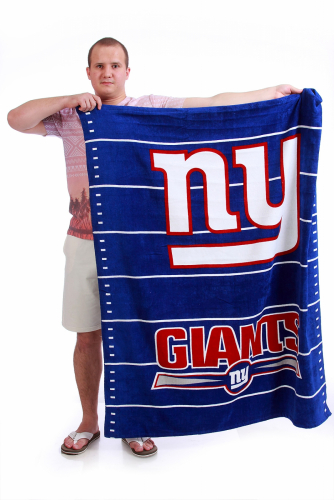Пляжное полотенце NY Giants №174  ОСТАТКИ СЛАДКИ!!!!