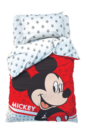 Disney, Детское постельное белье из поплина, 1,5 сп, наволочки 50*70 Disney
