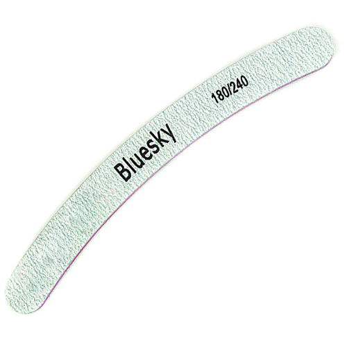 Bluesky, пилка бумеранг для искусственных ногтей 180/240 грит