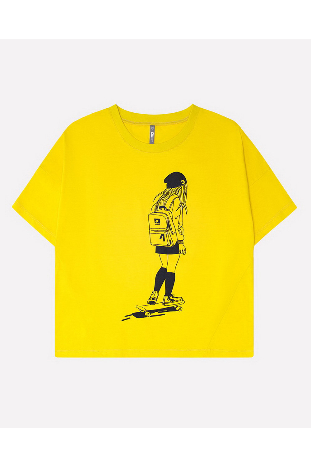 Футболка желтая с рисунком - 91 фото