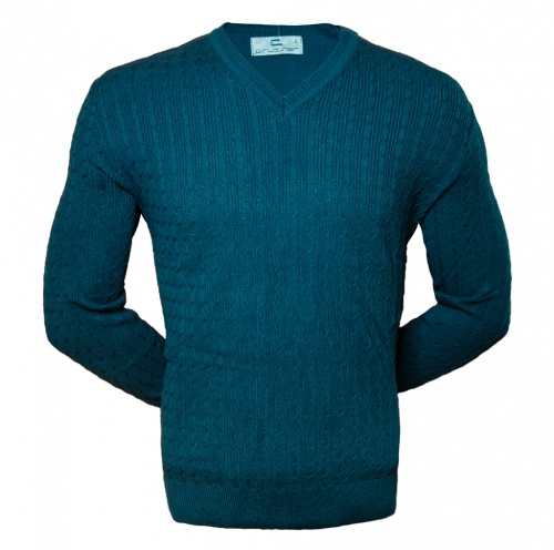 Классический пуловер 3XL-5XL ( 1631 )