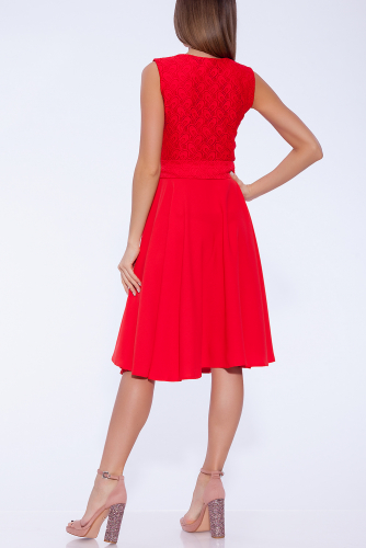 платье (Цвет: красный) 930-0107