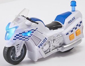 Полицейский мотоцикл Teamsterz (свет, звук)