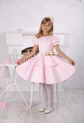 платье для девочки А16-2 Вальс розовый