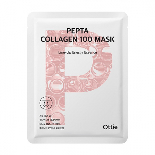 Тканевая маска коллаген и пептиды Pepta Collagen 100 Mask 1шт
