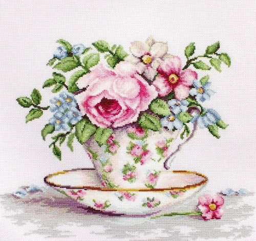 BA 2321 Цветы в чайной чашке (Luca-S)