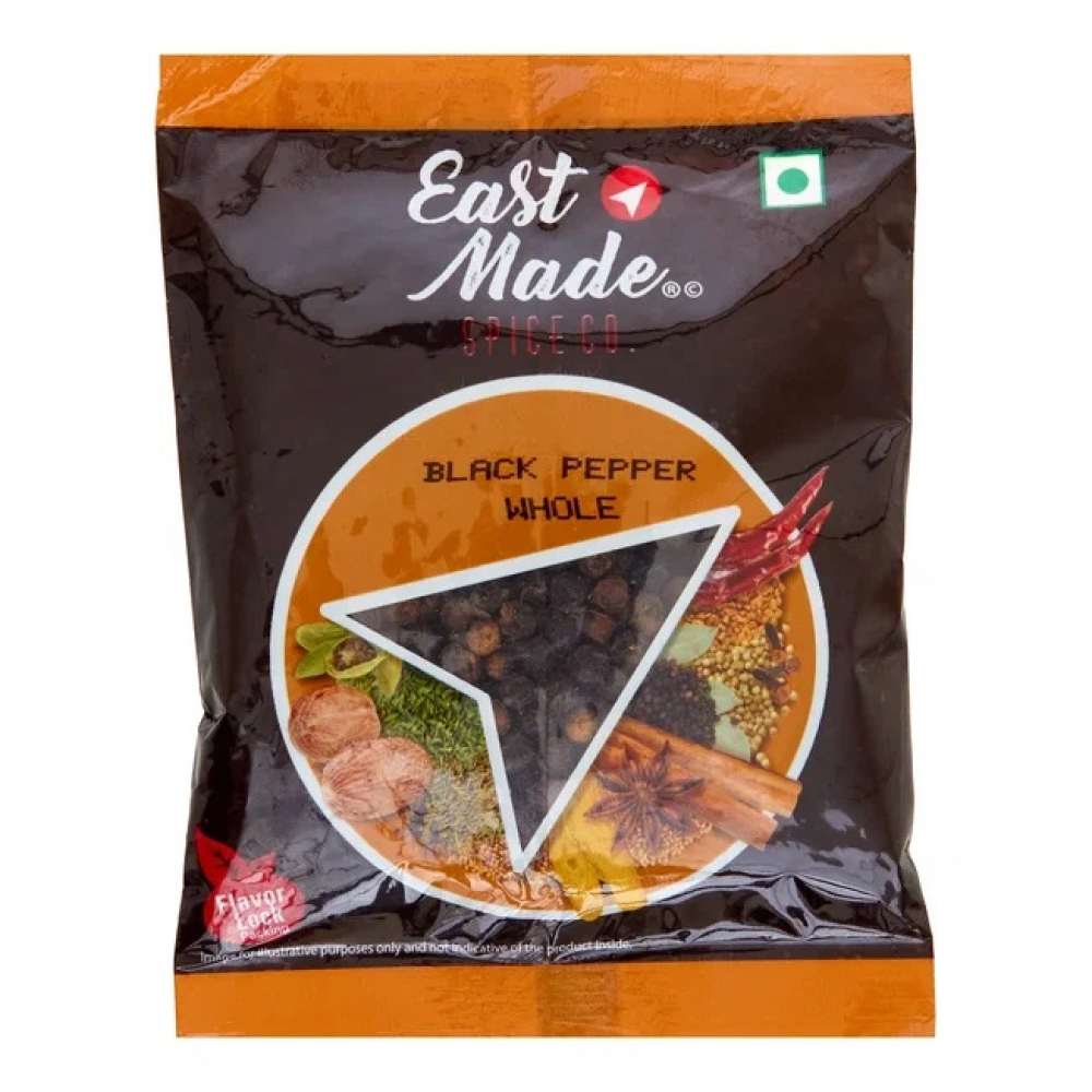 EASTMADE SPICES Black pepper whole Перец чёрный, горошек 50г