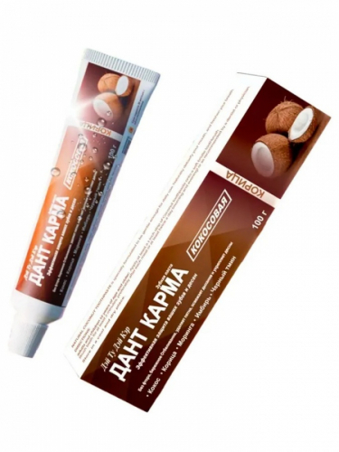 DAY2DAY Care Coconut toothpaste Дант Карма Зубная паста Кокосовая 100г