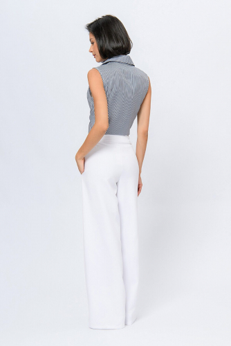 Топ 1001 DRESS #1020569Бело-синий