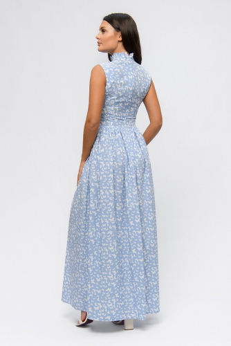 Платье 1001 DRESS #888163Голубой (принт)