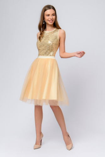 Платье 1001 DRESS #829107Золотой