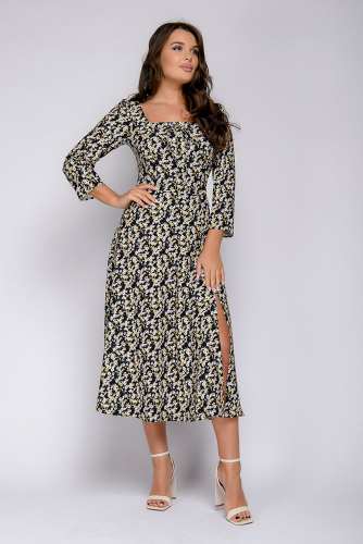 Платье 1001 DRESS #834834Черный (принт)