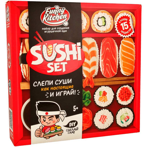 Лизун Slime Лаборатория Funny Kitchen Sushi set SS500-40213 в Нижнем Новгороде