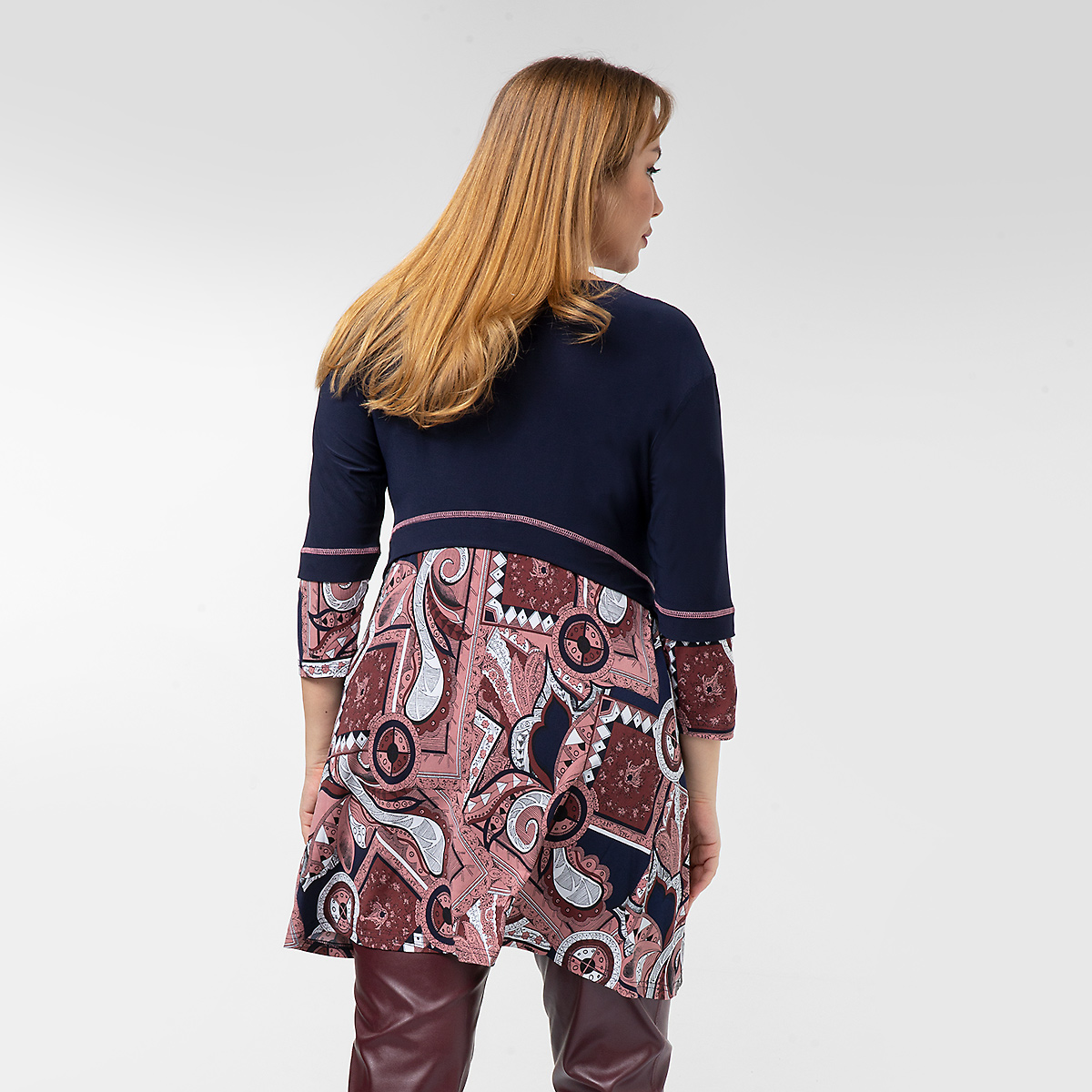 ст. цена1000руб.! Туника, трикотаж, синий