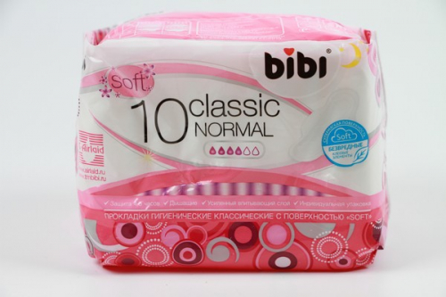 Прокладки BiBi Classic Normal soft 10шт 0011 /24шт