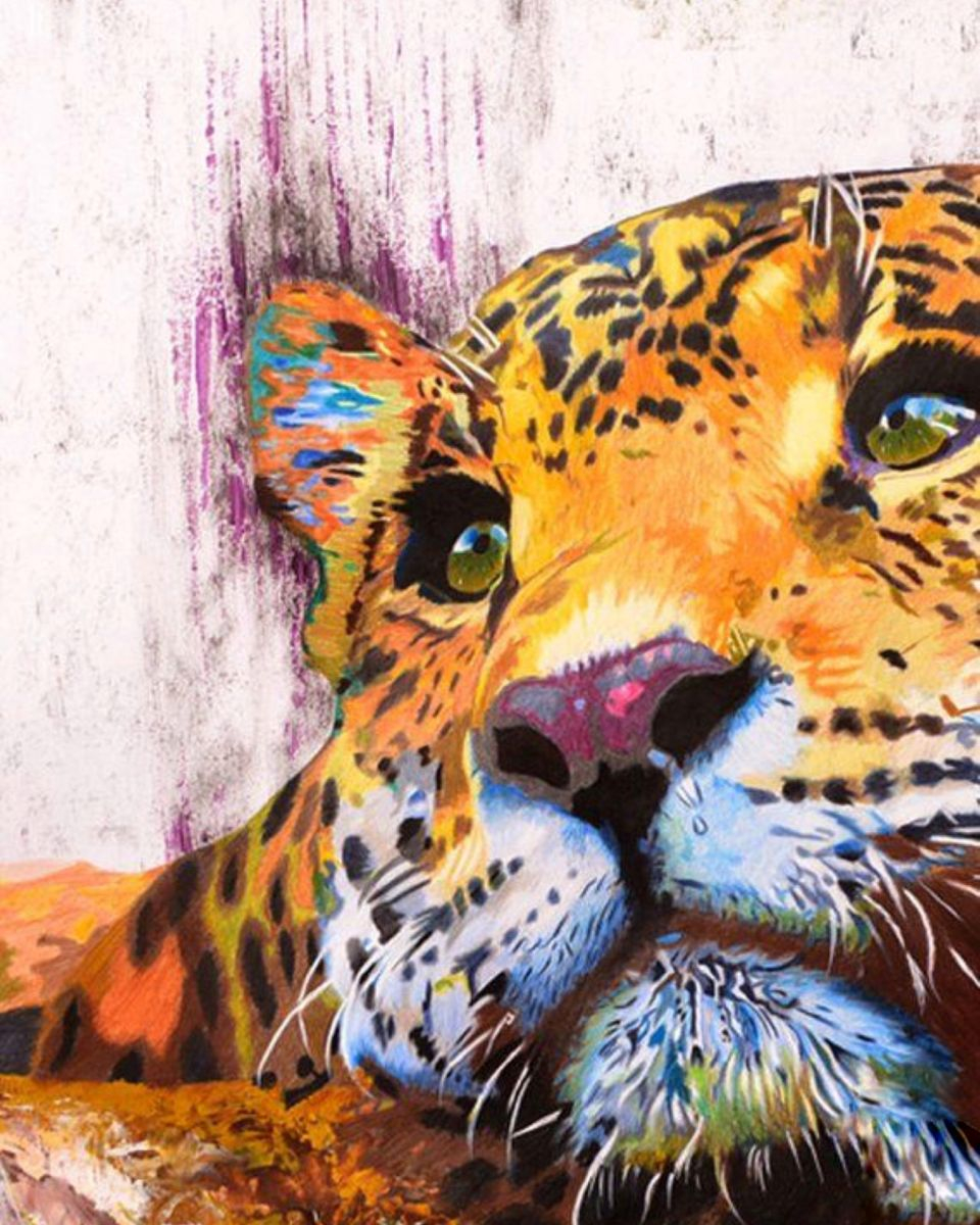 Алмазная мозаика круглыми стразами 40x50