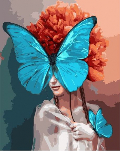 Картины по номерам Большая бабочка