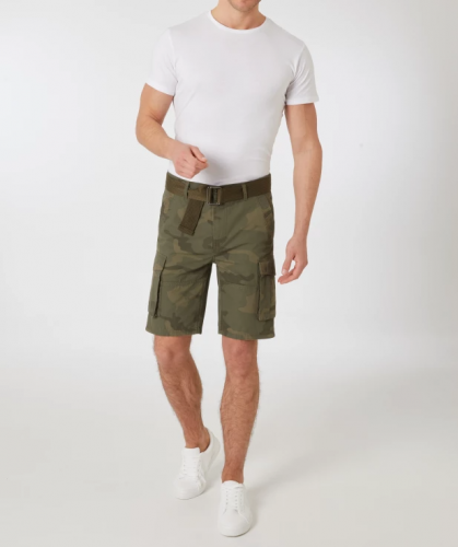 Cargo-Shorts mit Gürtel