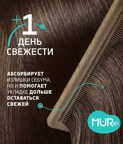 MURE Сухой шампунь Fresh Моментальная свежесть 200 мл