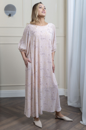 Платье Ivera 1141-Р розовый/желтый