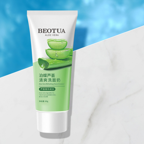 Очищающее средство для лица с Алое Вера BEOTUA Aloe Vera Refreshing Facial Cleanser, 60 гр