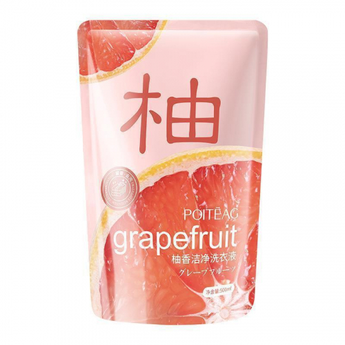 Жидкое средство для стирки с ароматом помело POITEAG grapefruit, 500 мл.