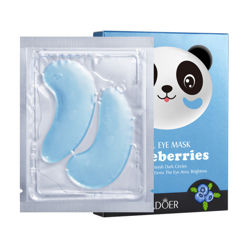 Гидрогелевые патчи для век с экстрактом черники SADOER Gel Eye Mask Blueberries, 7,9 г * 7 шт.