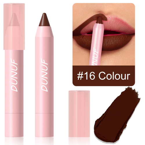 Матовая помада-карандаш DUNUF matte lipstick crayon 16