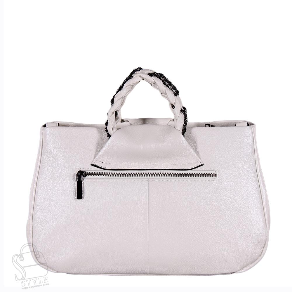 Сумка женская кожаная 3735VG white Vitelli Grassi
