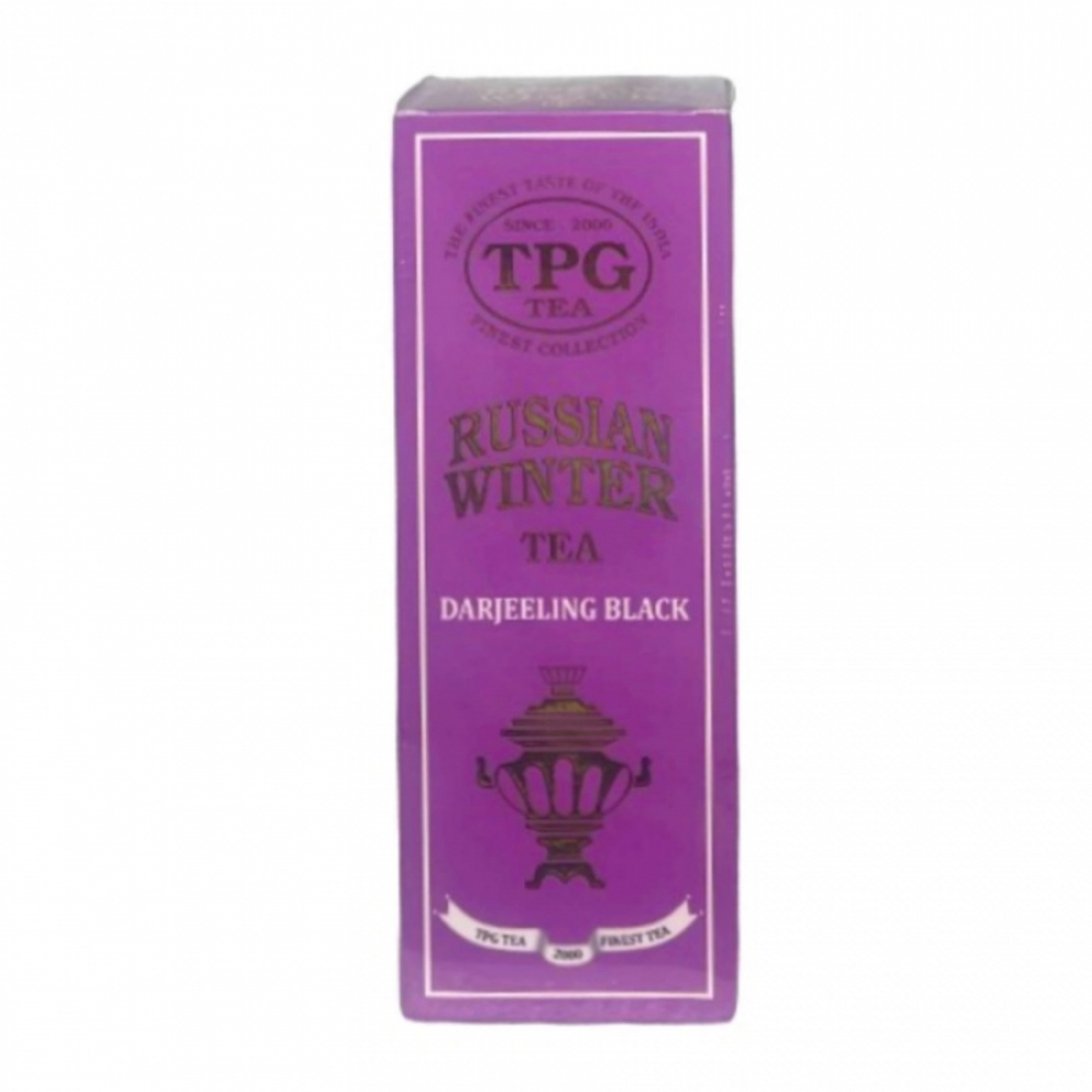 TPG Darjeeling Black Russian Winter Tea Чай Чёрный Дарджилинг Русская Зима 100г