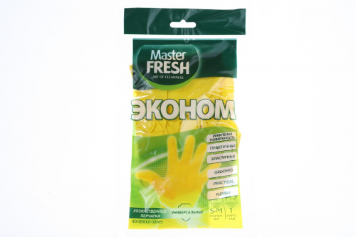 ПЕРЧАТКИ резиновые Master FRESH ЭКО S/M