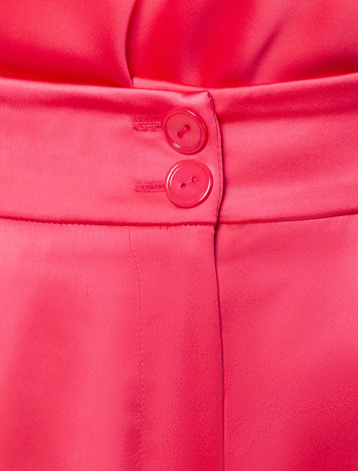 Ст.цена 2290р Брюки-палаццо из полуматового плотного сатина D24.534 viva magenta