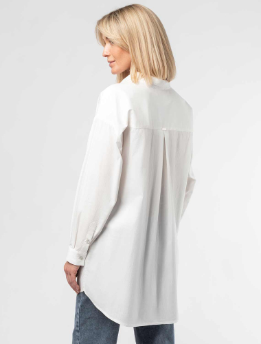 Ст.цена 1990р Удлиненная блузка из хлопка D29.788 белый