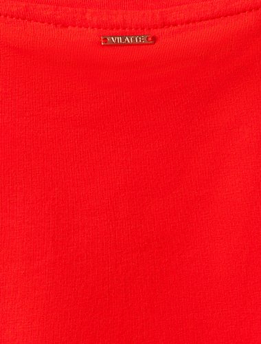 Ст.цена 990р Футболка с цельнокроеным рукавом из премиального хлопка D49.921 красный