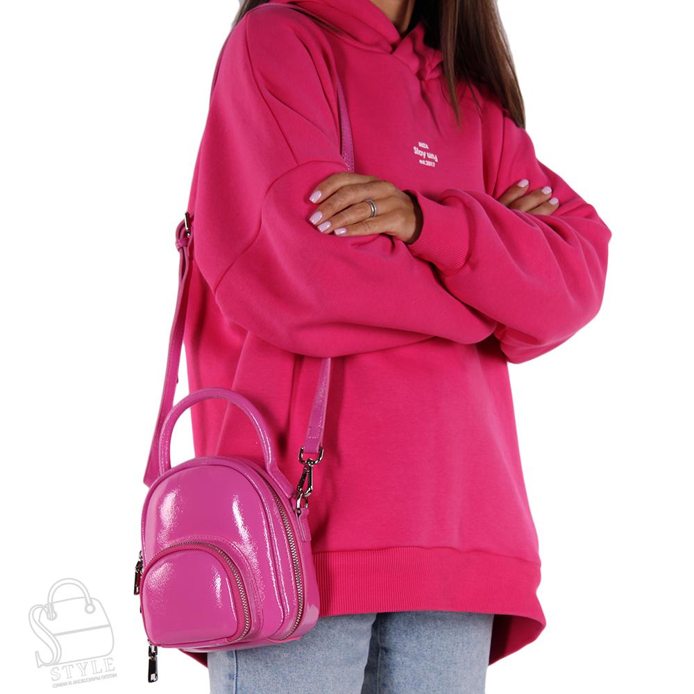 Рюкзак женский кожаный 7020VG pink Vitelli Grassi