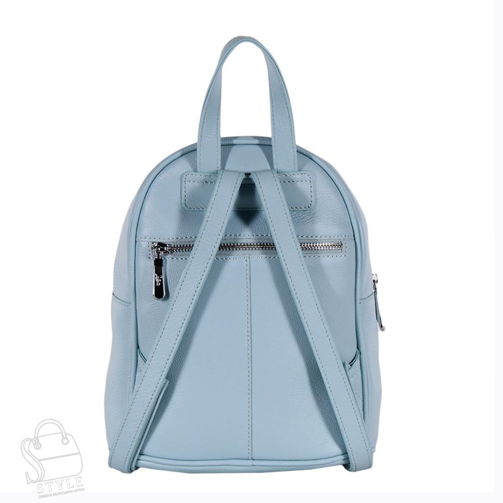 Рюкзак женский кожаный 99470 l.blue Velina Fabbiano-Safenta/30
