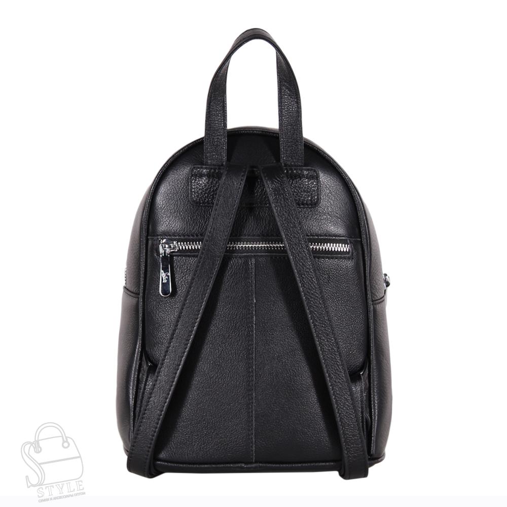 Рюкзак женский кожаный 99470 black Velina Fabbiano-Safenta/30